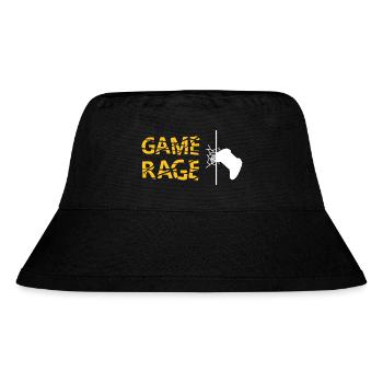 GAME RAGE!! Break the screen! - Stanley/Stella Recycled Bucket Hat - black - Front