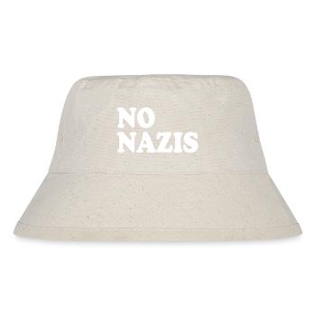 Pas de nazis - Bob recyclé Stanley/Stella - blanc naturel - Devant