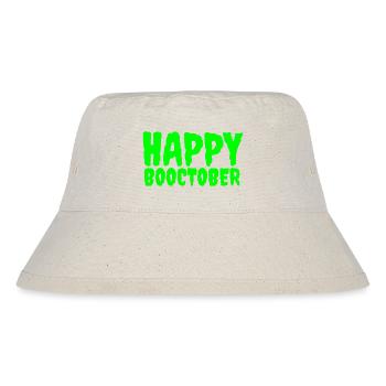 Kürbis Halloween Wahnsinn - Stanley/Stella recycelter Bucket Hat - Naturweiß - Vorne