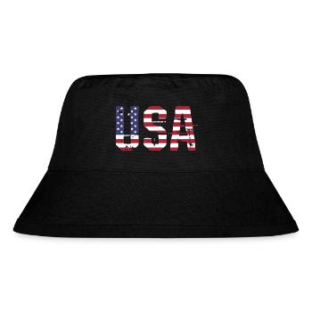 Les États-Unis aux couleurs du drapeau américain drapeau - Bob recyclé Stanley/Stella - noir - Devant