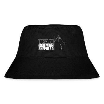 TEAM German Shepherd Hunde Hund Wilsigns - Stanley/Stella recycelter Bucket Hat - Schwarz - Vorne