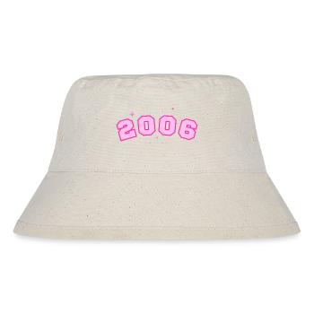 2006 rose star - Stanley/Stella Recycled Bucket Hat - natural - Front
