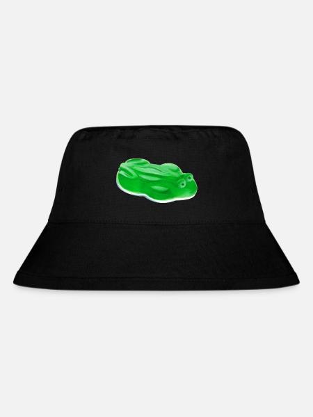 Gummifrosch real - Stanley/Stella recycelter Bucket Hat - Schwarz