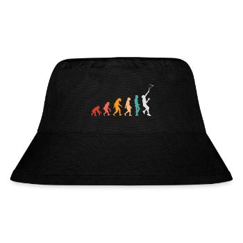 Tennis-Entwicklung - Stanley/Stella recycelter Bucket Hat - Schwarz - Vorne