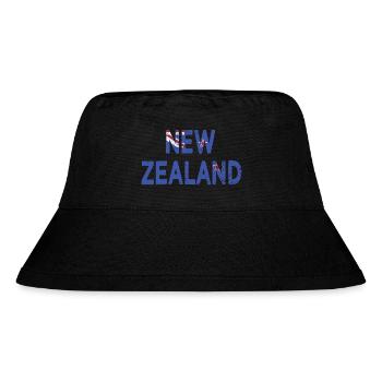 Logo de la Nouvelle-Zélande Drapeau de la Nouvelle-Zélande - Bob recyclé Stanley/Stella - noir - Devant