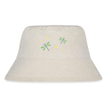 Libelle - Stanley/Stella recycelter Bucket Hat - Naturweiß - Vorne