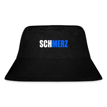 Schmerz no merz - Stanley/Stella recycelter Bucket Hat - Schwarz - Vorne
