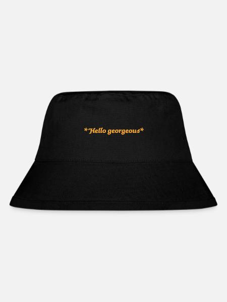 Hello Georgeous - Stanley/Stella recycelter Bucket Hat - Schwarz