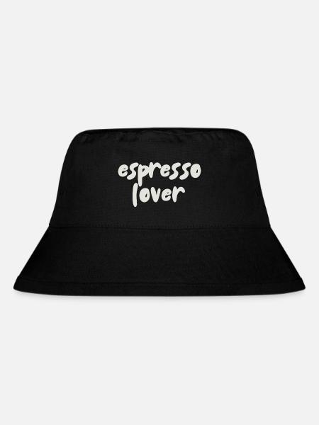 espresso lover - Stanley/Stella recycelter Bucket Hat - Schwarz