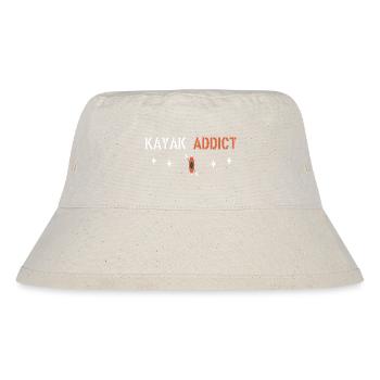 Kajak-Süchtiger - Stanley/Stella recycelter Bucket Hat - Naturweiß - Vorne