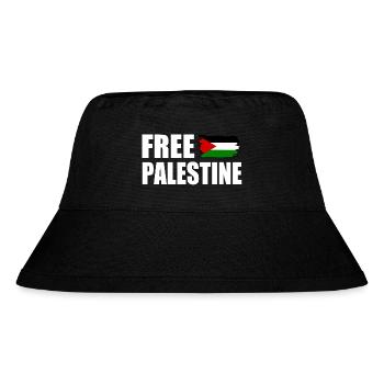 Free palestine - Stanley/Stella recycelter Bucket Hat - Schwarz - Vorne