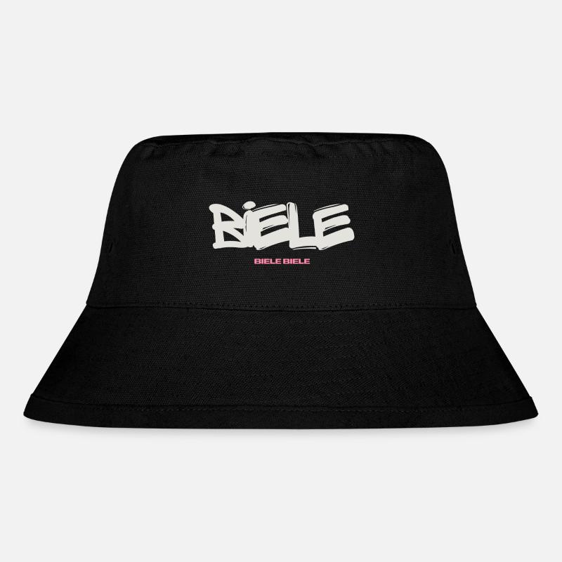 BIELE BIELE BIELE - Stanley/Stella recycelter Bucket Hat - Schwarz