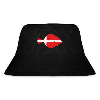 Scholle_20160304_vollformat_DK - Stanley/Stella recycelter Bucket Hat - Schwarz - Vorne