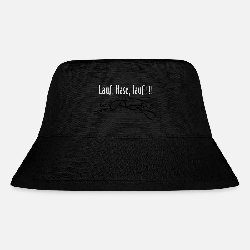 Run rabbit run - Stanley/Stella Recycled Bucket Hat - black