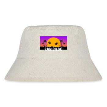 San Diego Shirt ! - Stanley/Stella Recycled Bucket Hat - natural - Front