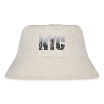 NYC - Stanley/Stella recycelter Bucket Hat - Naturweiß - Vorne