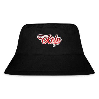 Köln - Stanley/Stella recycelter Bucket Hat - Schwarz - Vorne