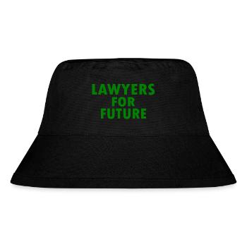 Lawyers for future - Stanley/Stella recycelter Bucket Hat - Schwarz - Vorne