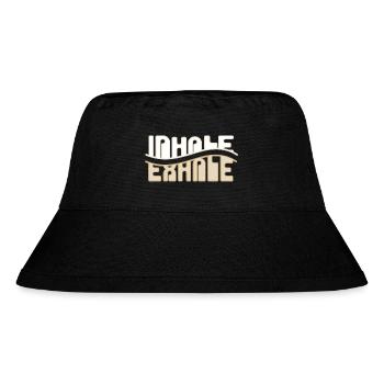 YOGA - Stanley/Stella recycelter Bucket Hat - Schwarz - Vorne