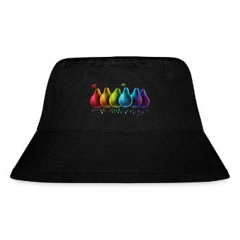 BEAUTIFUL PEARS LINED UP - Stanley/Stella Recycled Bucket Hat - black - Front