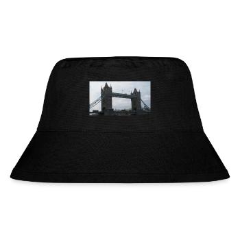 Tower Brücke London - Stanley/Stella recycelter Bucket Hat - Schwarz - Vorne