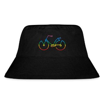 Bike - Stanley/Stella Recycled Bucket Hat - black - Front