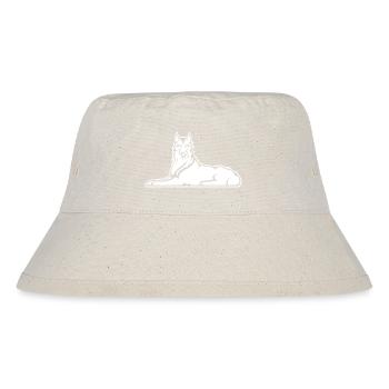 Lone Wolf of Ichkeria - Stanley/Stella Recycled Bucket Hat - natural - Front