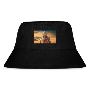 böse Mumie in der Wüste Monster dunkler Horror gruselig - Stanley/Stella recycelter Bucket Hat - Schwarz - Vorne