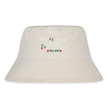 The Horrors Persist But So Do I Floral Internet - Stanley/Stella Recycled Bucket Hat - natural - Front