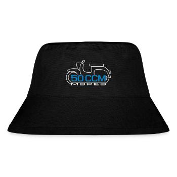 Moped Schwalbe 50 cc Emblem v.2 - Stanley/Stella Recycled Bucket Hat - black - Front