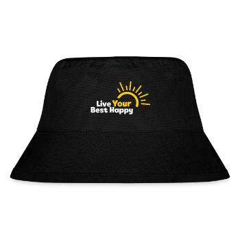 Live Your Best Happy - Stanley/Stella Recycled Bucket Hat - black - Front