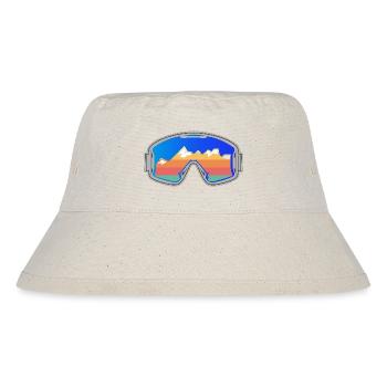 Lunettes de ski skieur Vintage Design Bright - Bob recyclé Stanley/Stella - blanc naturel - Devant