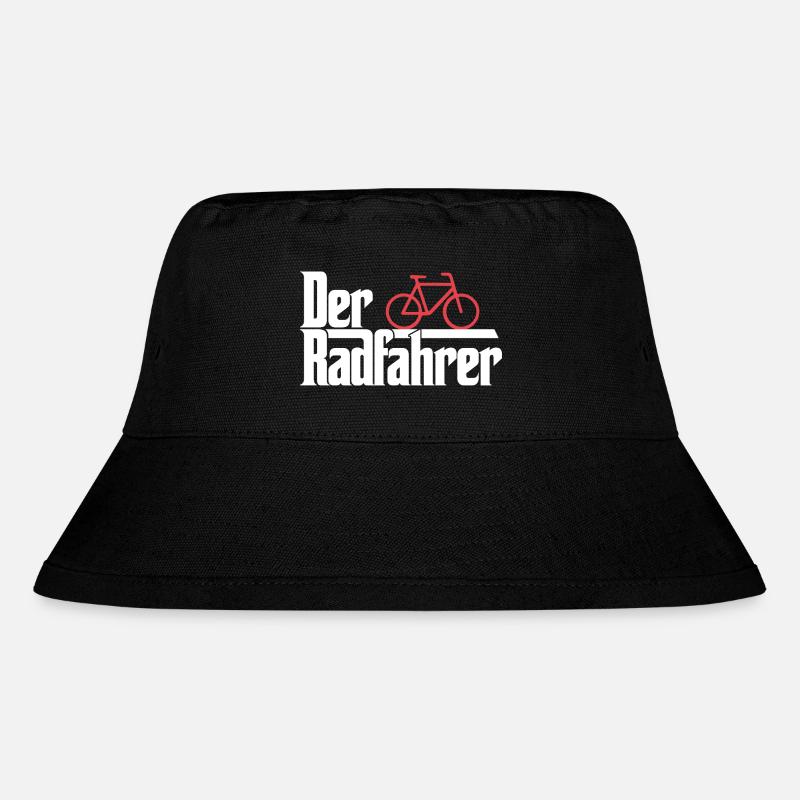 Der Radfahrer - Stanley/Stella recycelter Bucket Hat - Schwarz