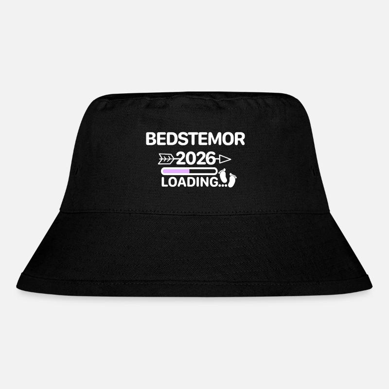 Bedstemor 2026 Danish - Stanley/Stella Recycled Bucket Hat - black
