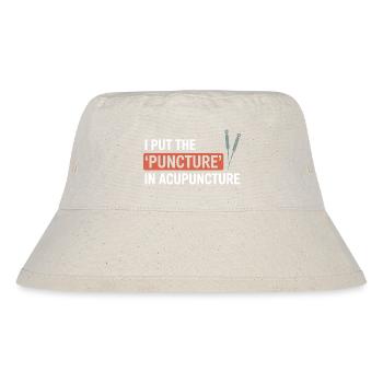 Lizenzierter TCM-Praktizierender Experte in therapeutischer Betreuung - Stanley/Stella recycelter Bucket Hat - Naturweiß - Vorne