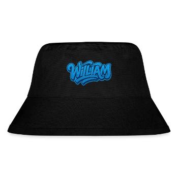 Graffiti WILLIAM Name Gift Ideal Printable s - Stanley/Stella Recycled Bucket Hat - black - Front