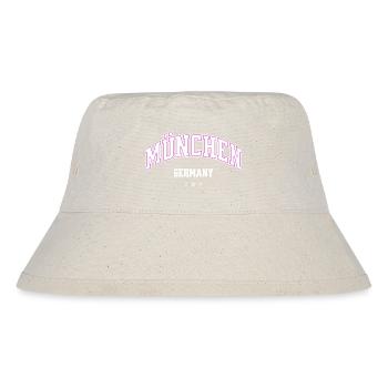 München Neonbogen Flair - Stanley/Stella recycelter Bucket Hat - Naturweiß - Vorne