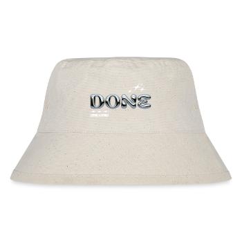 Finished 2028 Chrome Bubble Design - Stanley/Stella Recycled Bucket Hat - natural - Front