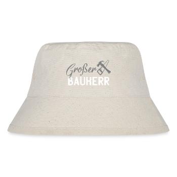 Builder Tool Silhouette - Stanley/Stella Recycled Bucket Hat - natural - Front