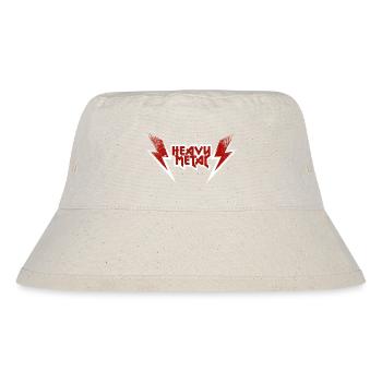Heavy Metal - Stanley/Stella recycelter Bucket Hat - Naturweiß - Vorne