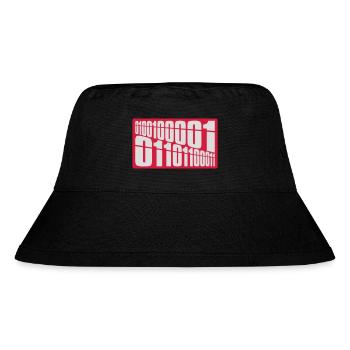 Binär Code Programm Sprache - Stanley/Stella recycelter Bucket Hat - Schwarz - Vorne
