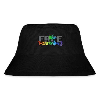 freerunning cityparkour PARKOUR freerun-rainbow - Stanley/Stella Recycled Bucket Hat - black - Front