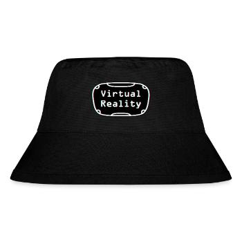 Virtual-Reality-Erlebnis - VR-Headset-Design - Stanley/Stella recycelter Bucket Hat - Schwarz - Vorne