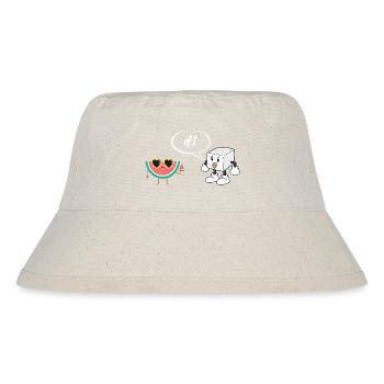 Watermelon Sugar Hi - Stanley/Stella recycelter Bucket Hat - Naturweiß - Vorne