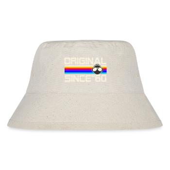Seit 60 - Stanley/Stella recycelter Bucket Hat - Naturweiß - Vorne