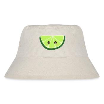 kawaii lime - Stanley/Stella Recycled Bucket Hat - natural - Front