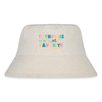 Winzige Menschen sind meine Lieblingspädiatrie - Stanley/Stella recycelter Bucket Hat - Naturweiß - Vorne