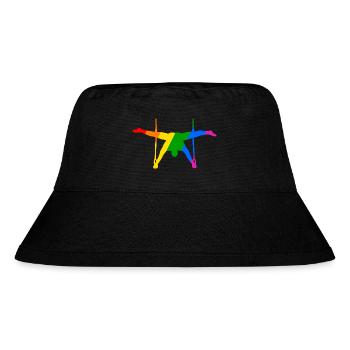 Ringsport in Vielfalt - Stanley/Stella recycelter Bucket Hat - Schwarz - Vorne