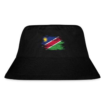 Namibia flag used - Stanley/Stella Recycled Bucket Hat - black - Front