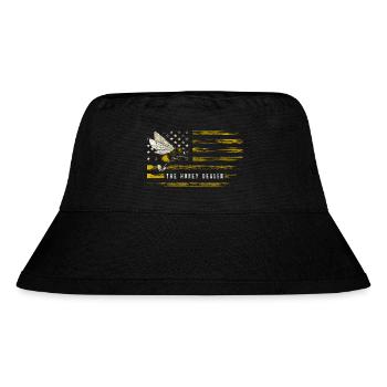 Biene Hummel Insekt Bienchen - Stanley/Stella recycelter Bucket Hat - Schwarz - Vorne